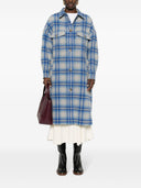 Isabel Marant Fontizia Checked Wool Coat