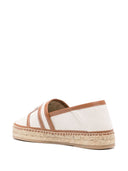 Tod's Canvas And Leather Espadrilles