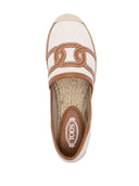 Tod's Canvas And Leather Espadrilles