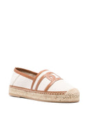 Tod's Canvas And Leather Espadrilles