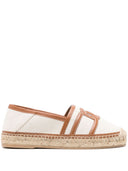 Tod's Canvas And Leather Espadrilles