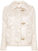 Fay Quilted Mini 3 Hook Caban Jacket