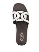 Tod's Leather Flat Sandals