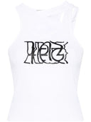 Ottolinger Sleeveless Ribbed Cotton Crop Top