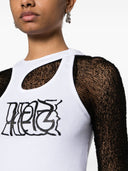 Ottolinger Sleeveless Ribbed Cotton Crop Top