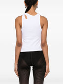 Ottolinger Sleeveless Ribbed Cotton Crop Top
