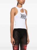Ottolinger Sleeveless Ribbed Cotton Crop Top