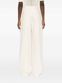 Max Mara Wide Leg Cotton Trousers