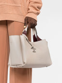 Tod's T Timeless Mini Leather Tote Bag