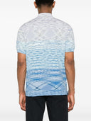 Missoni Tie Dye Print Cotton Polo Shirt