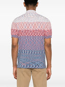 Missoni Tie Dye Print Cotton Polo Shirt
