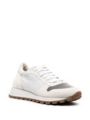 Brunello Cucinelli Suede And Nylon Sneakers
