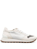 Brunello Cucinelli Suede And Nylon Sneakers