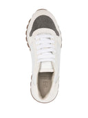 Brunello Cucinelli Suede And Nylon Sneakers