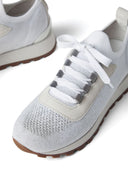 Brunello Cucinelli Sparkling Cotton Knit Sneakers