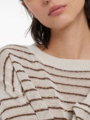 Brunello Cucinelli Striped Cotton Sweater