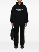 Vetements Logo Cotton Blend Hoodie