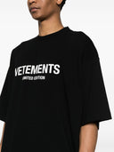 Vetements Logo Cotton T Shirt
