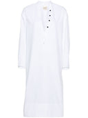 Khaite Brom -Baumwoll -Tunika -Kleid