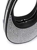 Coperni Mini Swipe Crystal Embellished Leather Handbag