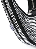 Coperni Mini Swipe Crystal Embellished Leather Handbag