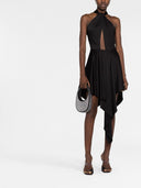 Coperni Mini Swipe Crystal Embellished Leather Handbag