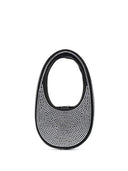 Coperni Mini Swipe Crystal Embellished Leather Handbag