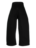 Studio Nicholson Pre Wide Leg Cropped Cotton Trousers