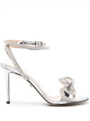 Mach & mach pre -dubbele boog hoge hiel sandalen