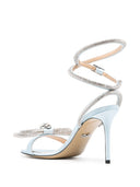 Mach & Mach Pre Double Bow Satin High Heel Sandals