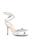 Mach & Mach Pre Double Bow Satin High Heel Sandals