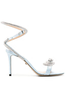Mach & Mach Pre Double Bow Satin High Heel Sandals