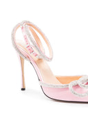 Mach & Mach Pre Double Bow Satin High Heel Pumps