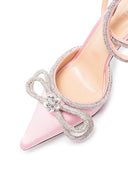 Mach & Mach Pre Double Bow Satin High Heel Pumps