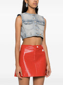 Courreges Pre Denim Cropped Vest