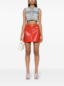 Courreges Pre Denim Cropped Vest
