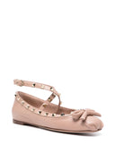 Valentino Garavani Rockstud Leather Ballet Flats