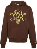 Icecream Cones &Amp; Bones Cotton Hoodie