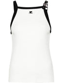Courreges Pre Buckle Contrast Tank Top