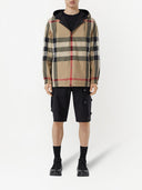 Burberry Check Motif Hooded Jacket
