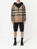 Burberry Check Motif Hooded Jacket