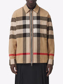 Burberry Check Motiv Wool Shirt