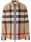 Burberry Check Motiv Wool Shirt