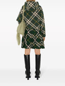 Burberry Check Motif Hooded Jacket