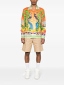 Camisa de lino estampado de Casablanca