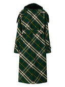 Burberry Check Cotton Trench Coat