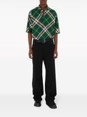 Burberry Check Motorif Cotton Shirt