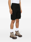 Stone Island Logo Cotton Slim Shorts