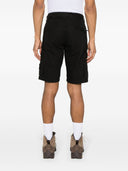 Stone Island Logo Cotton Slim Shorts