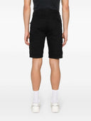 Stone Island Logo Cotton Slim Shorts